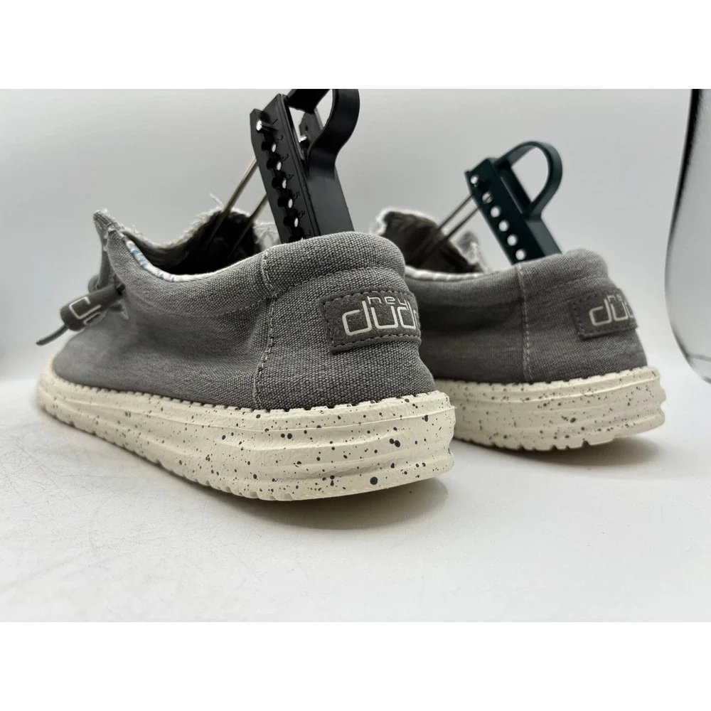 Hey Dude Wally Stretch Iron Men's Size L10 M8 150203910 Casual Slip on Shoes